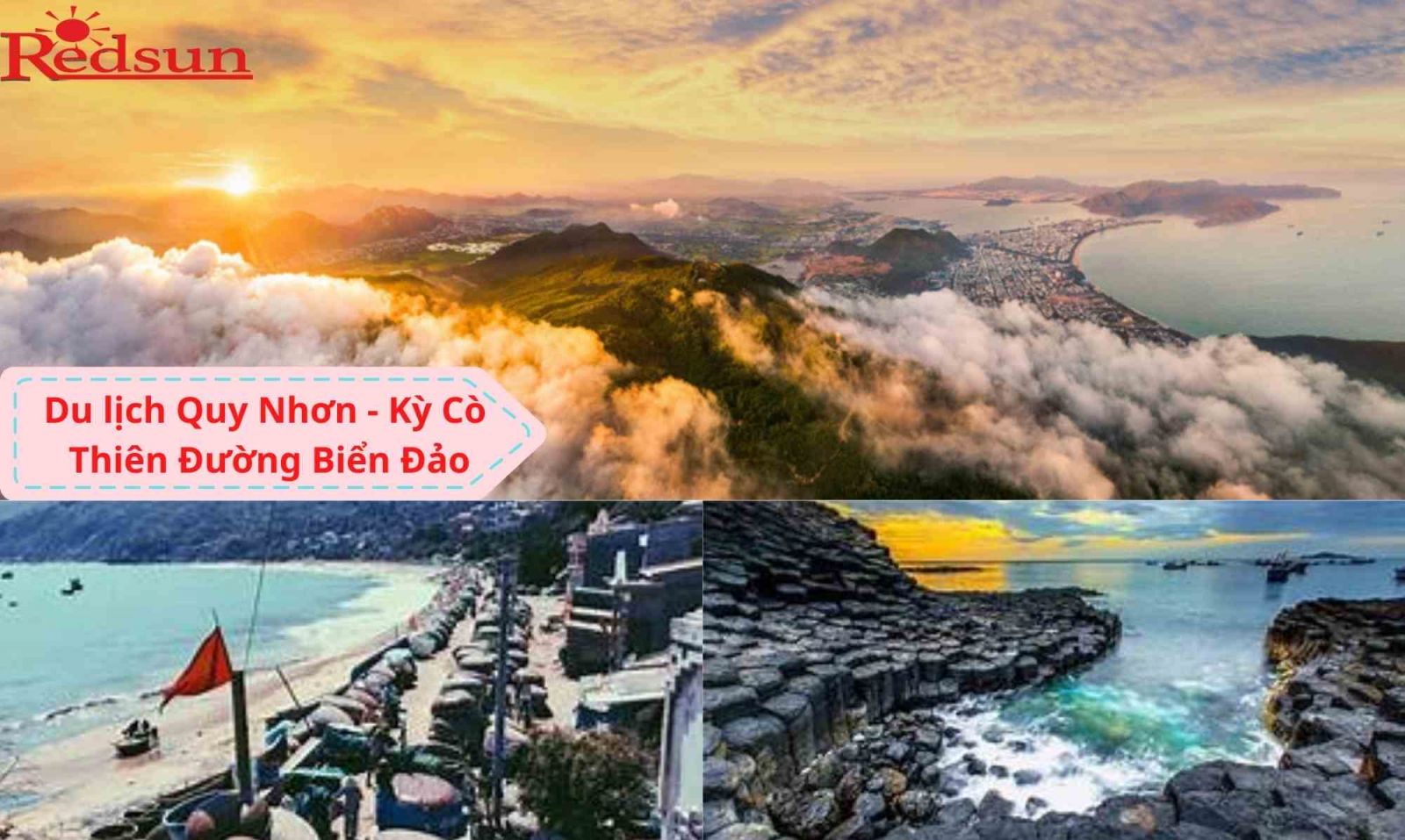 Du lịch taijQuy Nhơn - Kỳ Cò - Thiên Đường Biển Đảo 3 ngày 2 đêm cùng Red Sun 