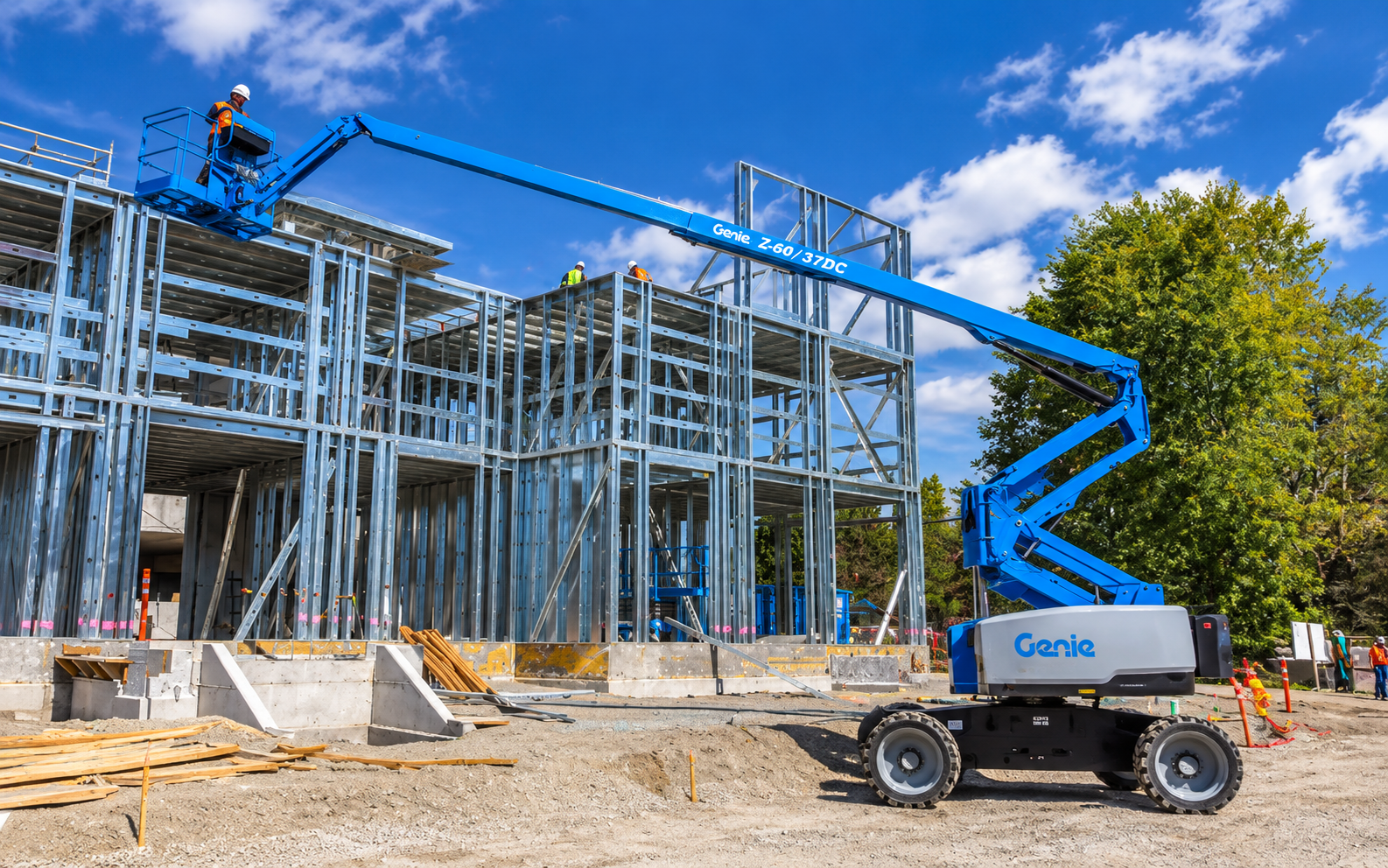 Cho thuê xe nâng người Boomlift tại Bắc Ninh