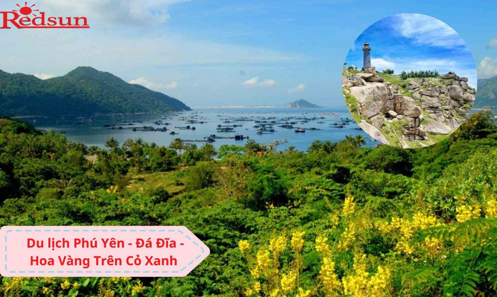 Du lịch tại Phú Yên Đá Đĩa Hoa Vàng cùng Red Sun 3 ngày 2 đêm 