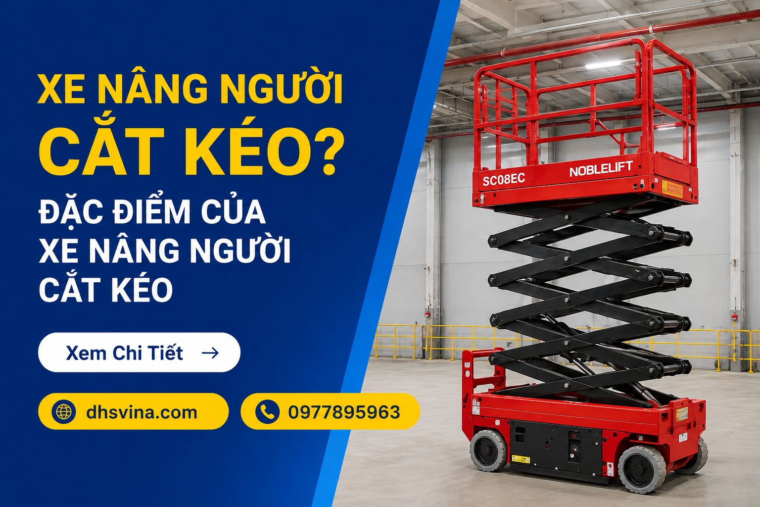 Xe nâng người cắt kéo